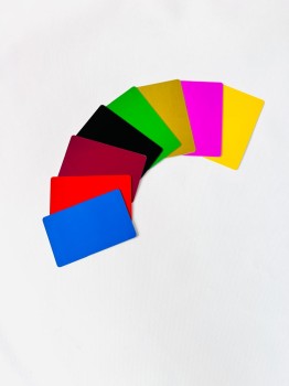 Cartões de PVC Coloridos Cartões de PVC Coloridos